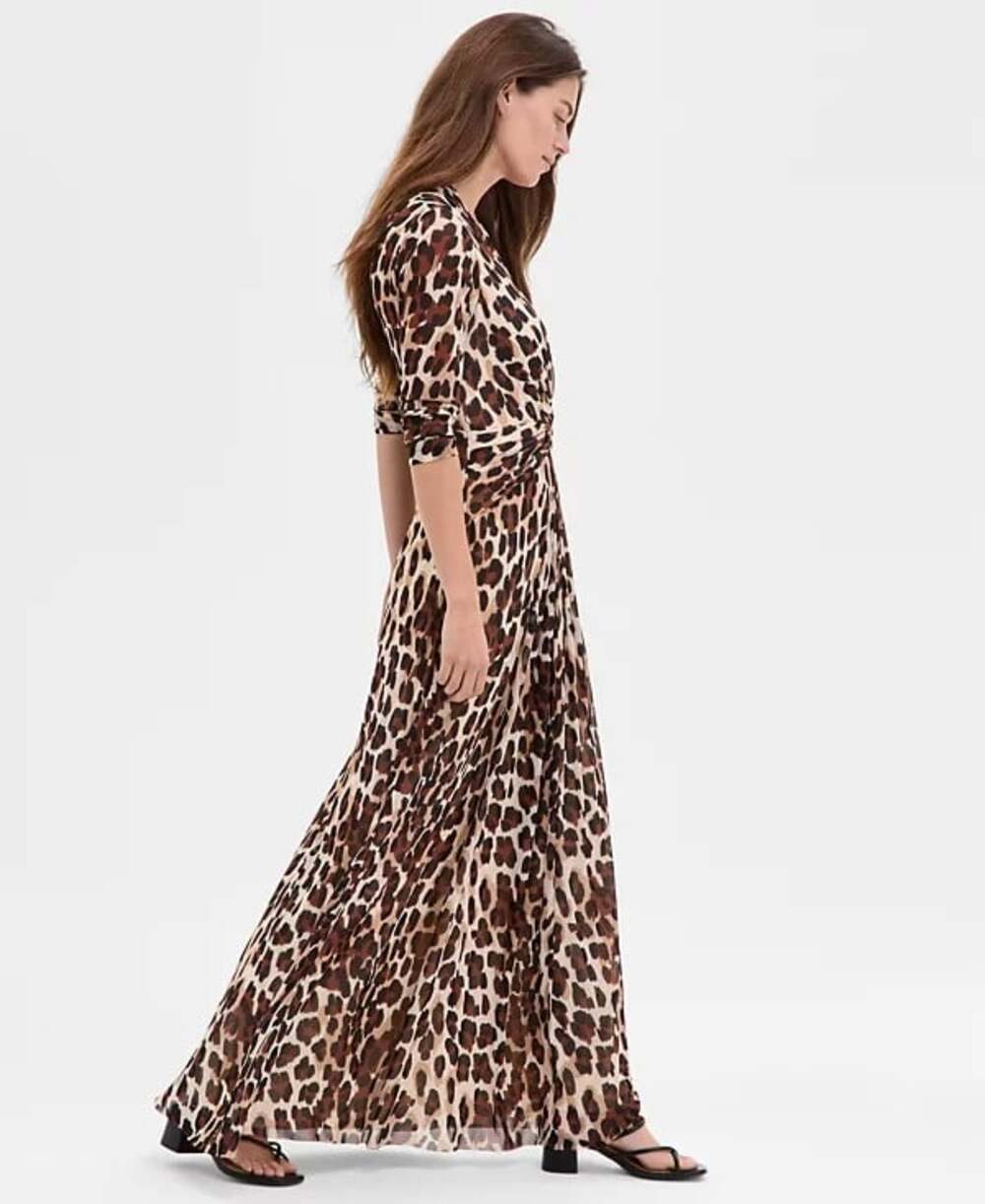 NEW Anne Klein Women's 10 Twist-Front Maxi Dress • Reg Price $149 - Picture 4 of 5